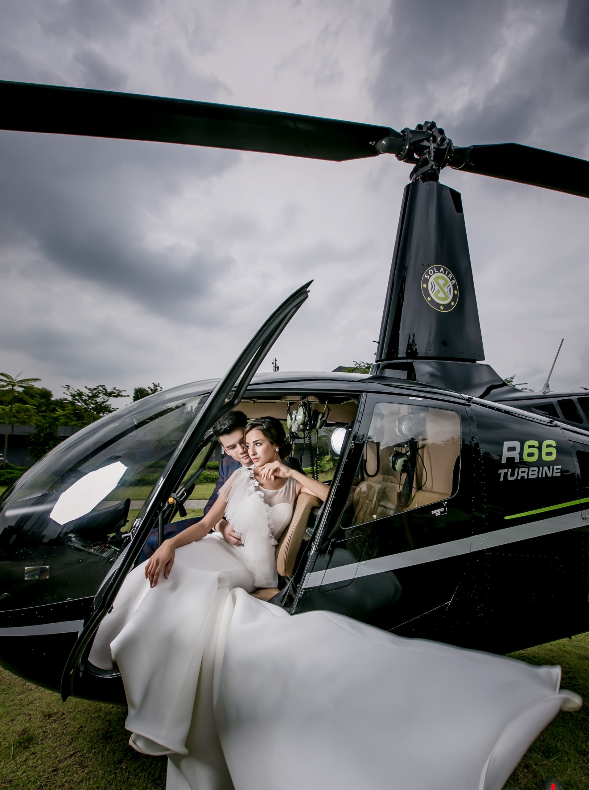 Prewedding Shoot by Helicopter in Jaipur